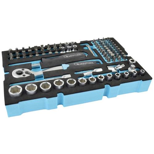 Brüder Mannesmann QUANTOOL Steckschlüsselsatz 1/4 (6.3 mm) 85teilig Q25002