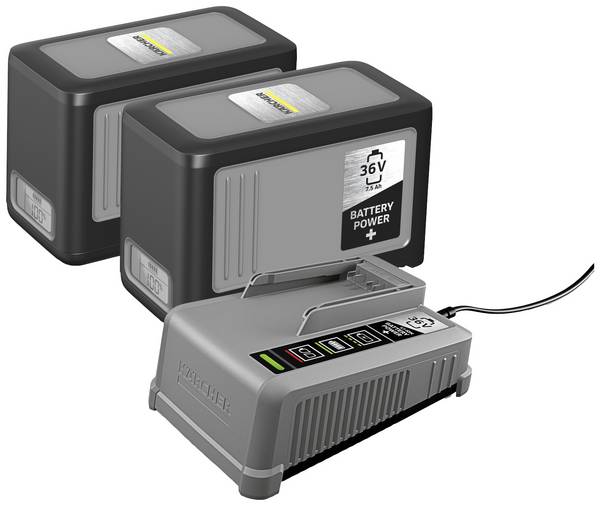 Kärcher Professional 2.445-070.0 Starter Kit Battery Power+ 36/75 Werkzeug-Akku und Ladegerät 36 V 7.5 Ah Li-Ion