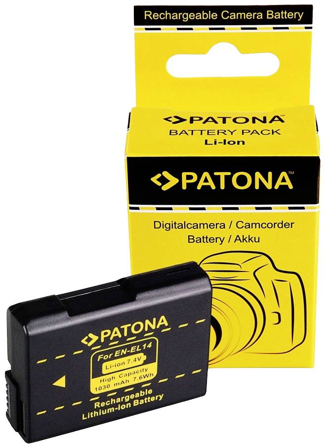 Digicam-Akku für Nikon ersetzt EN-EL14-0