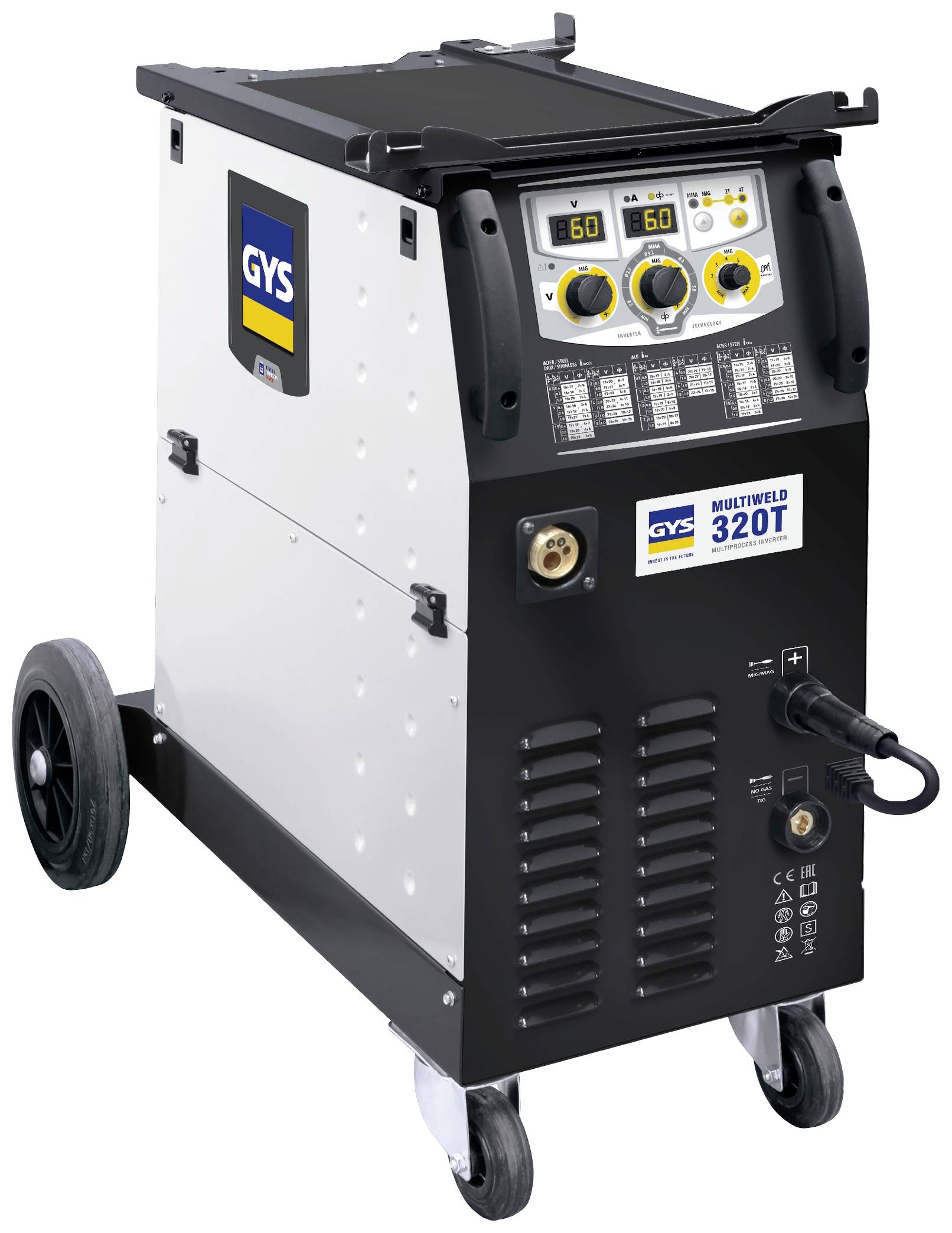 MIG/MAG-Schweißanlage MULTIWELD 320T o.Zub.40-320 A gasg.GYS