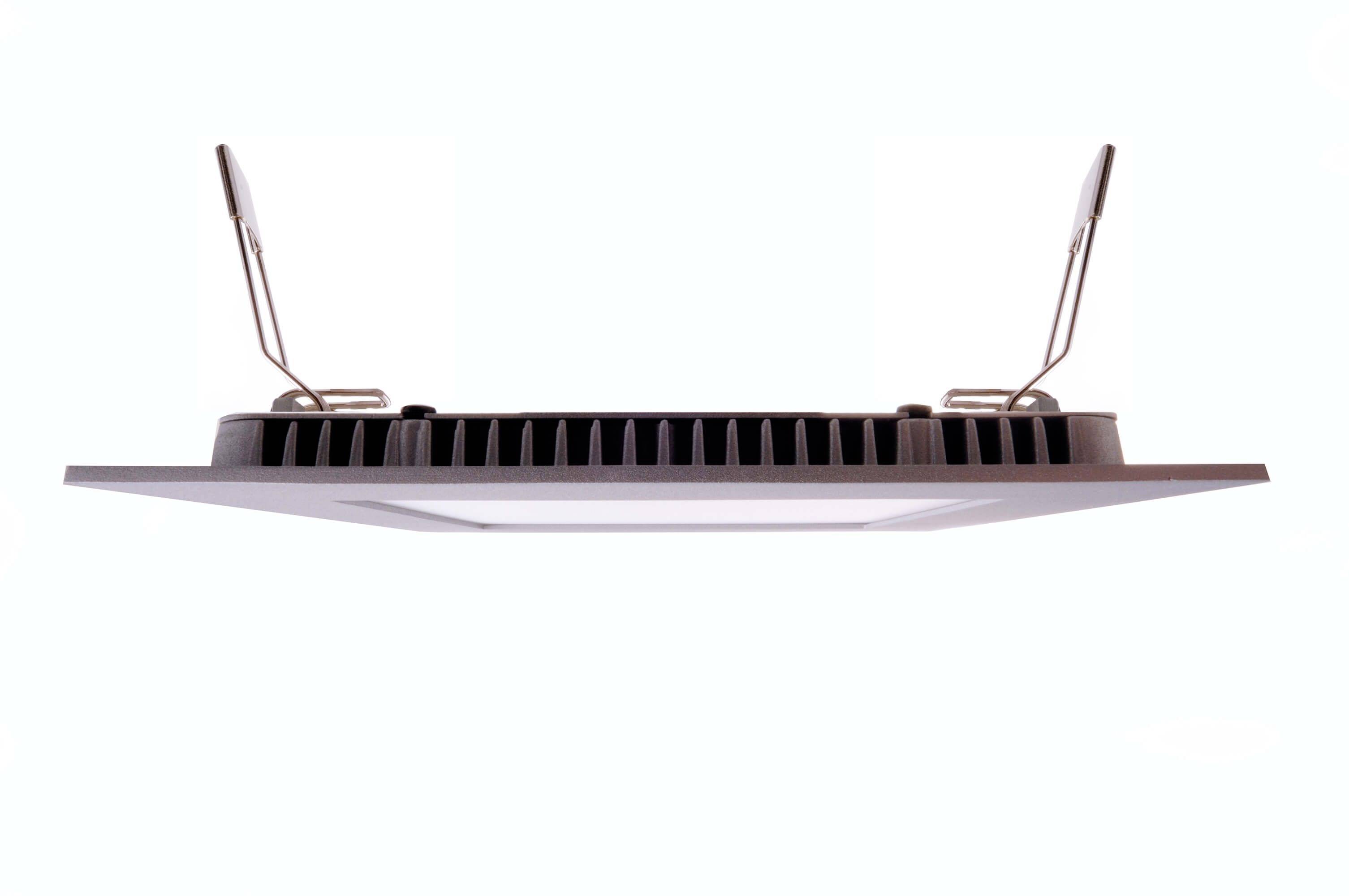 Deko Light 565159 LED Panel Square 15 LED-Deckenleuchte SMD LED LED fest eingebaut EEK: G (A - G) 13 W Perlhellgrau (RAL-1