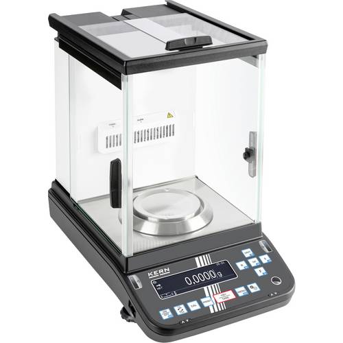 Kern ABP 200-4AM Analysewaage Wägebereich (max.) 220 g Ablesbarkeit 0.0001 g über Steckernetzteil Schwarz, Silber