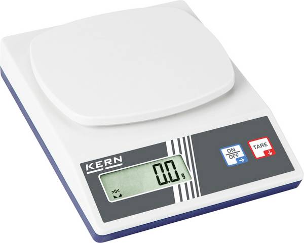 Kern EFS 3000-1 Schulwaage Wägebereich (max.) 3 kg Ablesbarkeit 0.1 g batteriebetrieben Weiß