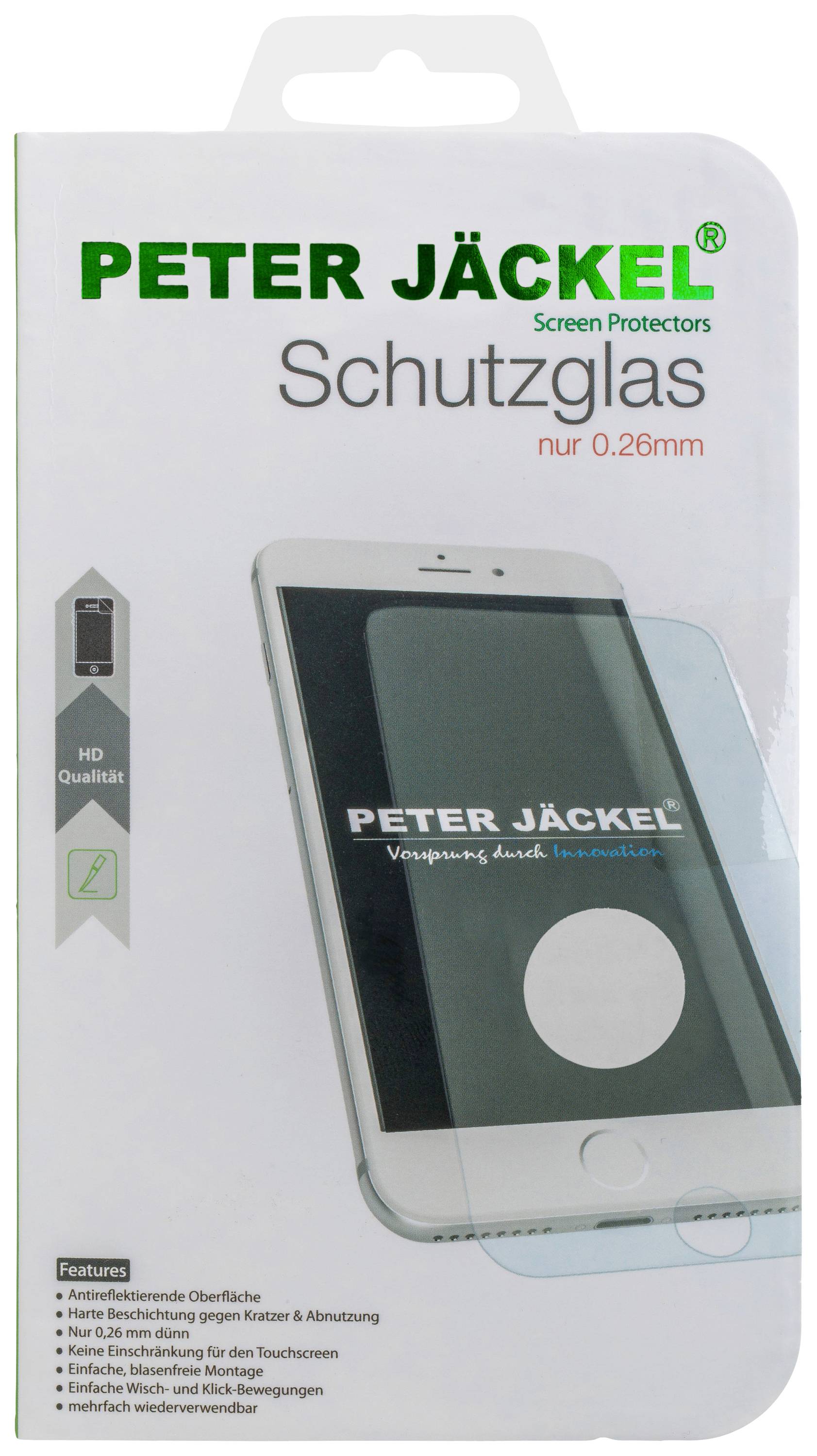 PETER JÄCKEL 20509 Display-/Rückseitenschutz für Smartphones Klare Bildschirmschutzfolie Samsung 1 S