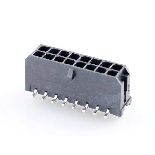 Thumbnail - Molex Einbau-Stiftleiste (Standard) Polzahl Gesamt 16 Rastermaß: 3.00 mm 430451617 1 St. Tape on Full reel