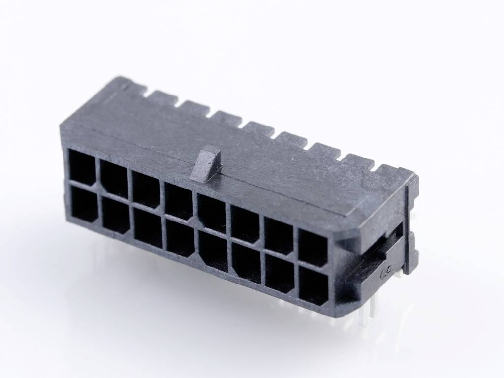 MOLEX Einbau-Stiftleiste (Standard) Polzahl Gesamt 16 Rastermaß: 3.00 mm 430451608 1000 St. Tap