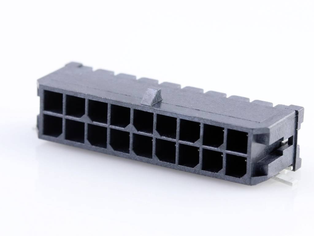 Molex Einbau-Stiftleiste (Standard) Polzahl Gesamt 18 Rastermaß: 3.00 mm 430451811 1 St. Tape on Full reel