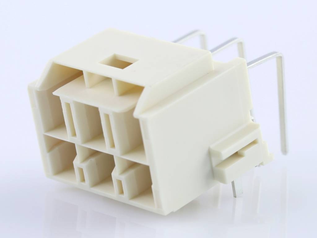 Molex Stiftgehäuse-Platine Polzahl Gesamt 6 Rastermaß: 6.50 mm 2035551216 1 St. Tube