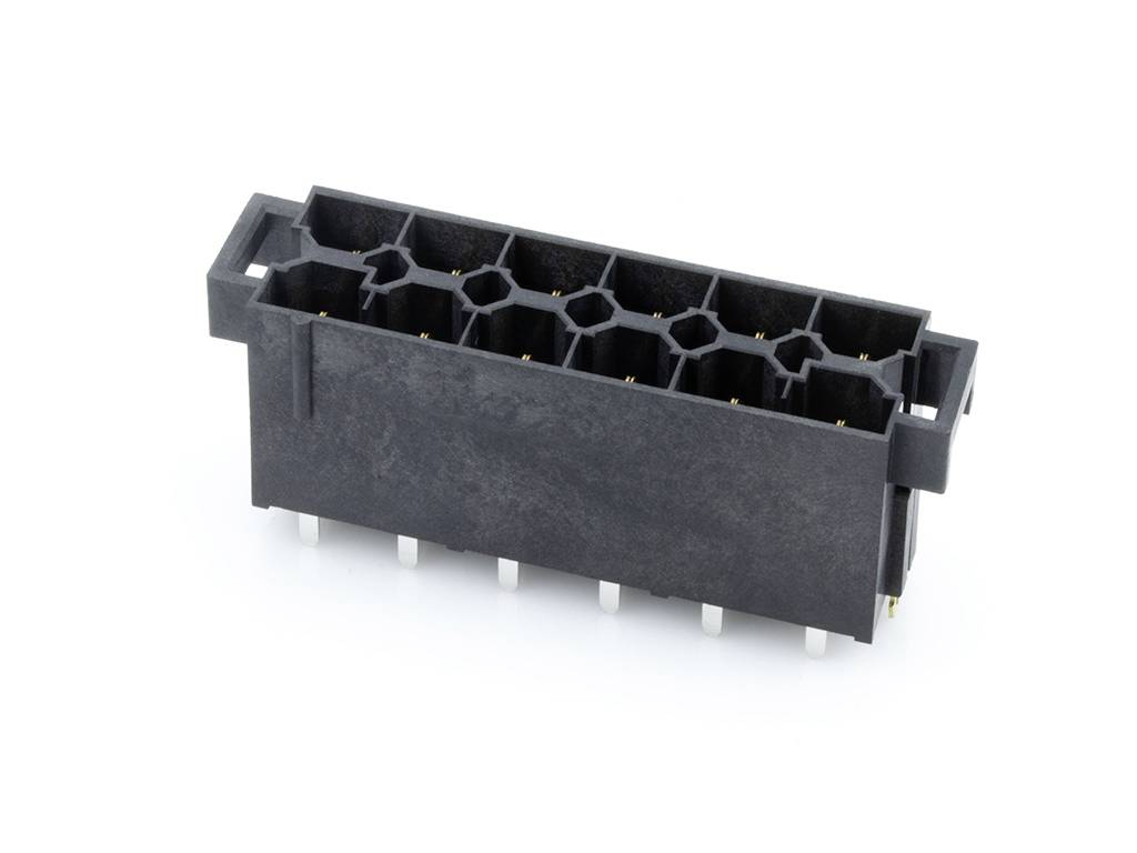 Molex Stiftgehäuse-Platine Polzahl Gesamt 12 Rastermaß: 10.00 mm 439151204 1 St. Tray