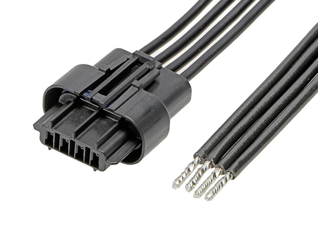 MOLEX Buchsengehäuse-Kabel Polzahl Gesamt 4 Rastermaß: 3.60 mm 2166211042 1 St.