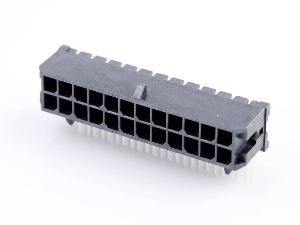 Molex Einbau-Stiftleiste (Standard) Polzahl Gesamt 24 Rastermaß: 3.00 mm 430452402 1 St. Tray