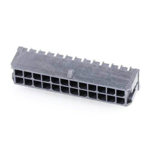 Thumbnail - Molex Einbau-Stiftleiste (Standard) Polzahl Gesamt 24 Rastermaß: 3.00 mm 430452422 1 St. Tray
