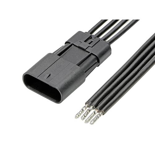 Molex Stiftgehäuse-Kabel Polzahl Gesamt 4 Rastermaß: 3.60 mm 2166231042 1 St.