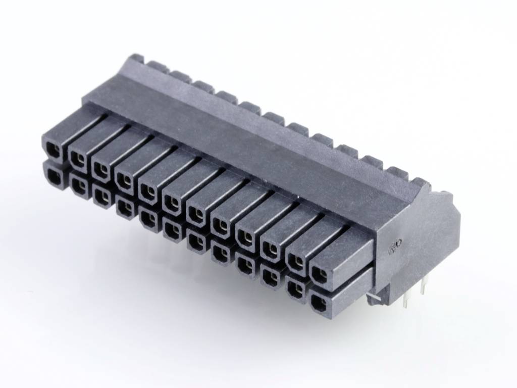 Molex Einbau-Stiftleiste (Standard) Polzahl Gesamt 24 447642401 1 St. Tray
