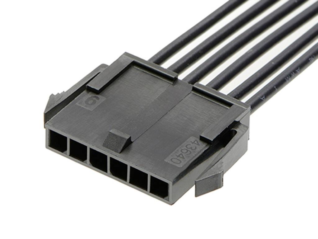 MOLEX Stiftgehäuse-Kabel Polzahl Gesamt 6 2147532063 1 St.