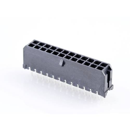 Molex Einbau-Stiftleiste (Standard) Polzahl Gesamt 24 Rastermaß: 3.00 mm 430452413 1 St. Tray