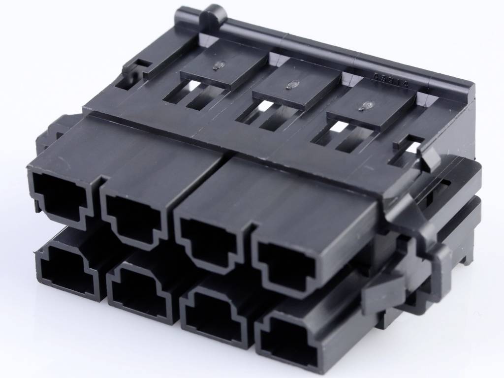 Molex Buchsengehäuse-Kabel Polzahl Gesamt 8 Rastermaß: 10.00 mm 439141102 1 St. Bulk