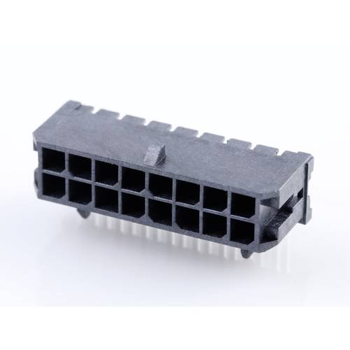 Molex Einbau-Stiftleiste (Standard) Polzahl Gesamt 16 Rastermaß: 3.00 mm 430451602 1 St. Tray