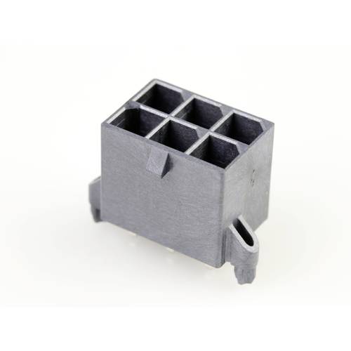 Molex Einbau-Buchsenleiste (Standard) Polzahl Gesamt 6 Rastermaß: 5.70 mm 1720650006 1 St. Tray