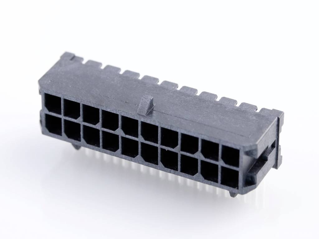 MOLEX Einbau-Stiftleiste (Standard) Polzahl Gesamt 20 Rastermaß: 3.00 mm 430452002 1 St. Tray