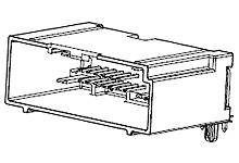 MOLEX Buchsengehäuse-Kabel Anzahl Reihen: 2 307005240 1 St. Tray