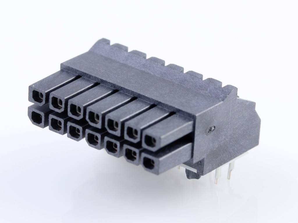 MOLEX Einbau-Stiftleiste (Standard) Polzahl Gesamt 14 447641401 1 St. Tray