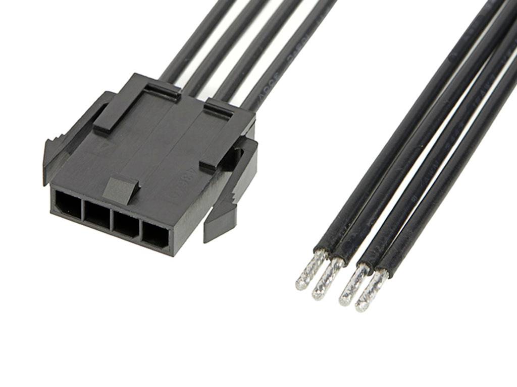 MOLEX Stiftgehäuse-Kabel Polzahl Gesamt 4 2147531043 1 St.