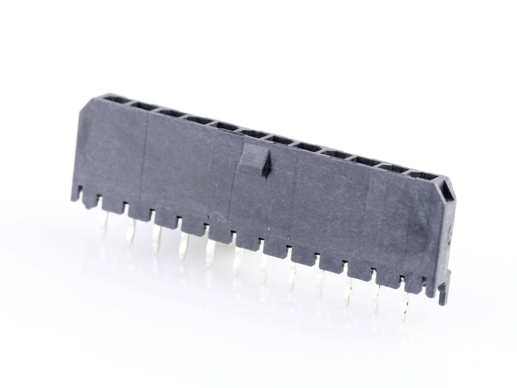 MOLEX Einbau-Stiftleiste (Standard) Polzahl Gesamt 12 Rastermaß: 3.00 mm 436501217 1 St. Tray