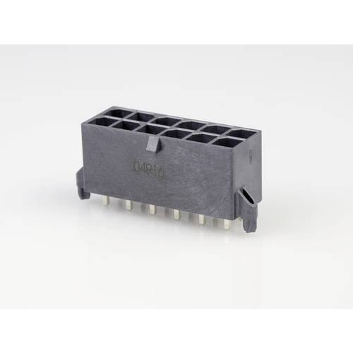 Thumbnail - Molex Einbau-Stiftleiste (Standard) Polzahl Gesamt 12 Rastermaß: 5.70 mm 768290012 1 St. Tray
