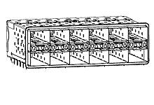 Molex Buchsengehäuse-Platine 760945001 1 St. Tray