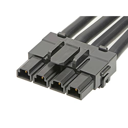 Molex Stiftgehäuse-Kabel Polzahl Gesamt 4 Rastermaß: 10.00 mm 369240410 1 St. Bulk