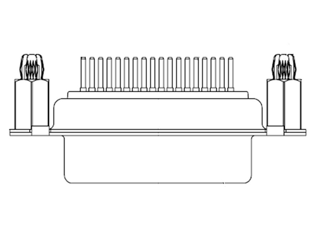 Molex 1731130238 D-SUB Steckverbinder Polzahl: 78 Lötpins 1 St. Bulk