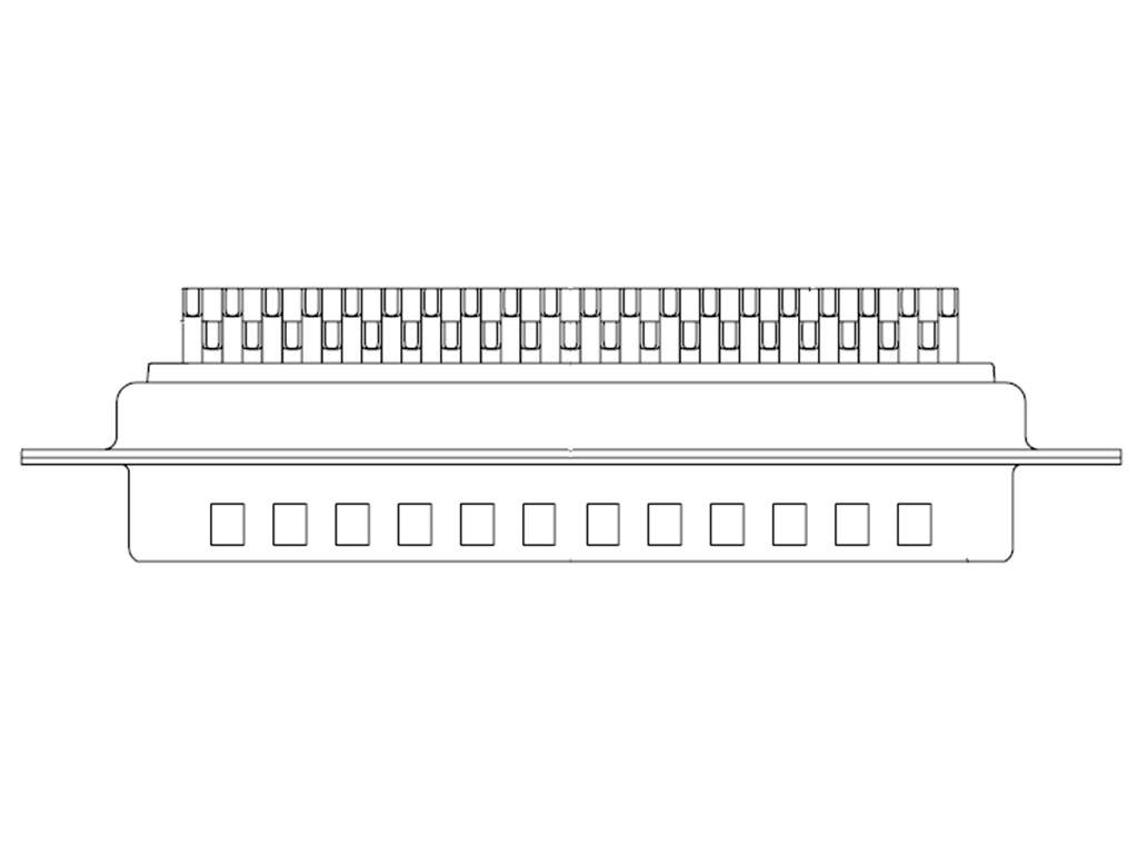 Molex 1731130066 D-SUB Steckverbinder Polzahl: 78 Lötkelch 1 St.