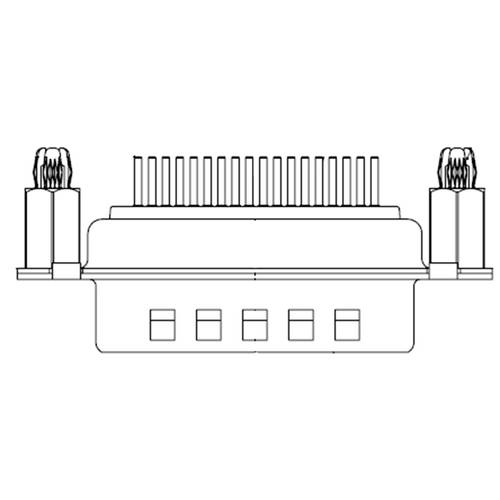 Molex 1731130236 D-SUB Steckverbinder Polzahl: 62 Lötpins 1 St. Bulk
