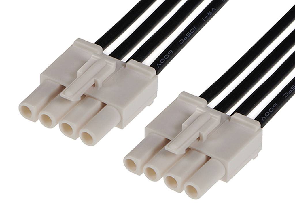 Molex Stiftgehäuse-Kabel Polzahl Gesamt 4 2162901042 1 St. Bulk