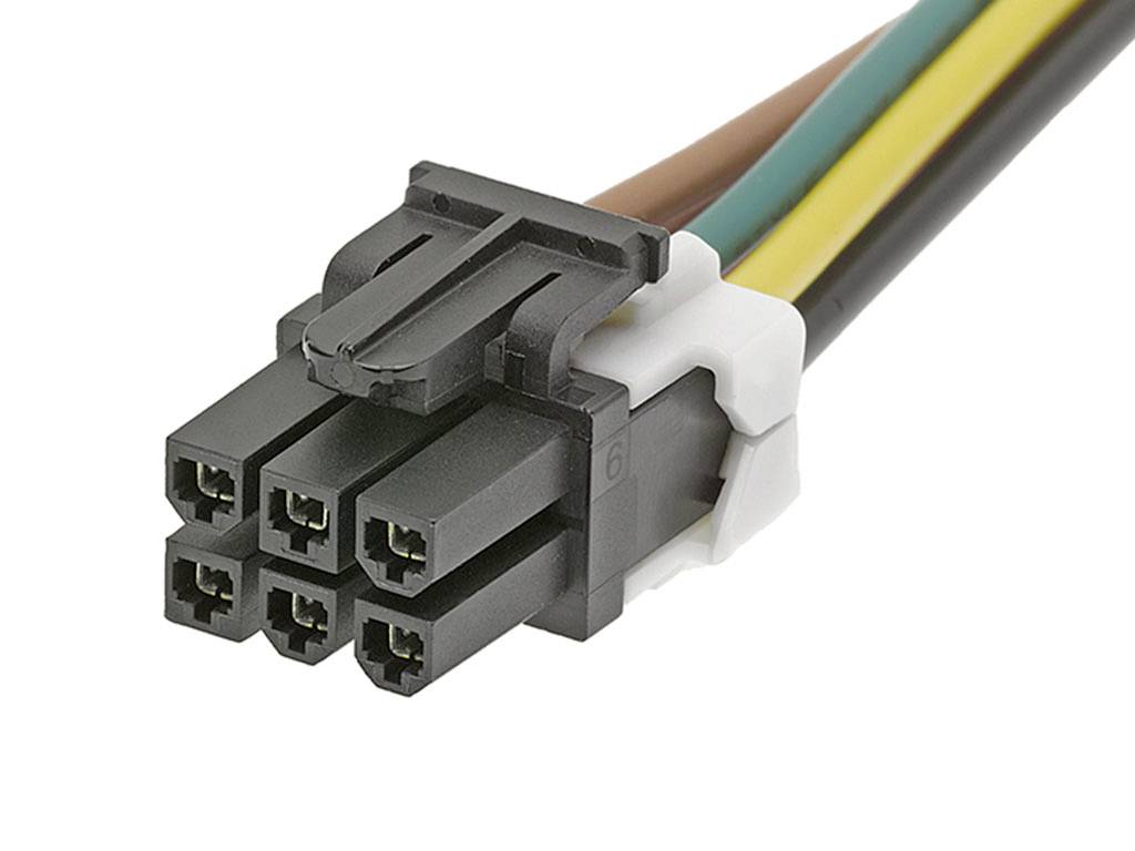 Molex Buchsengehäuse-Kabel Polzahl Gesamt 6 451350601 1 St. Bulk