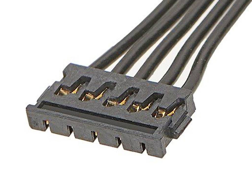 MOLEX Buchsengehäuse-Kabel Polzahl Gesamt 5 Rastermaß: 1.20 mm 369200505 1 St. Bulk