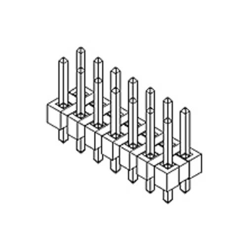 Molex Stiftleiste (Standard) Anzahl Reihen: 2 879140007 1 St. Tray