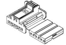 Molex Buchsengehäuse-Kabel Polzahl Gesamt 6 Rastermaß: 2.85 mm 981930001 1 St. Bulk