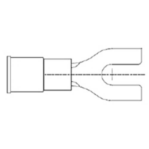 Molex 191420029 Gabelkabelschuh Loch-Ø=3.5 mm 1 St.