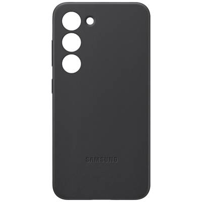 Samsung Leather Cover Backcover Samsung Galaxy S23 Schwarz