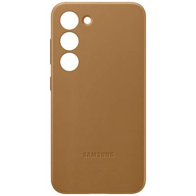 Samsung Leather Cover Backcover Samsung Galaxy S23 Camel