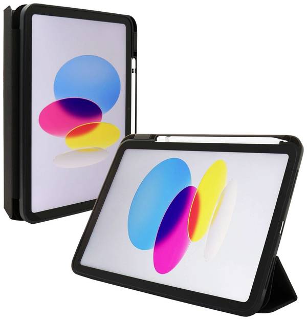 JT Berlin Folio Case Tablet-Cover Apple iPad 10.9" (Gen.10, 2022), iPad 10.9" (A16, 2025) 27,7 cm (10,9") Back Cover Schwarz, Transparent