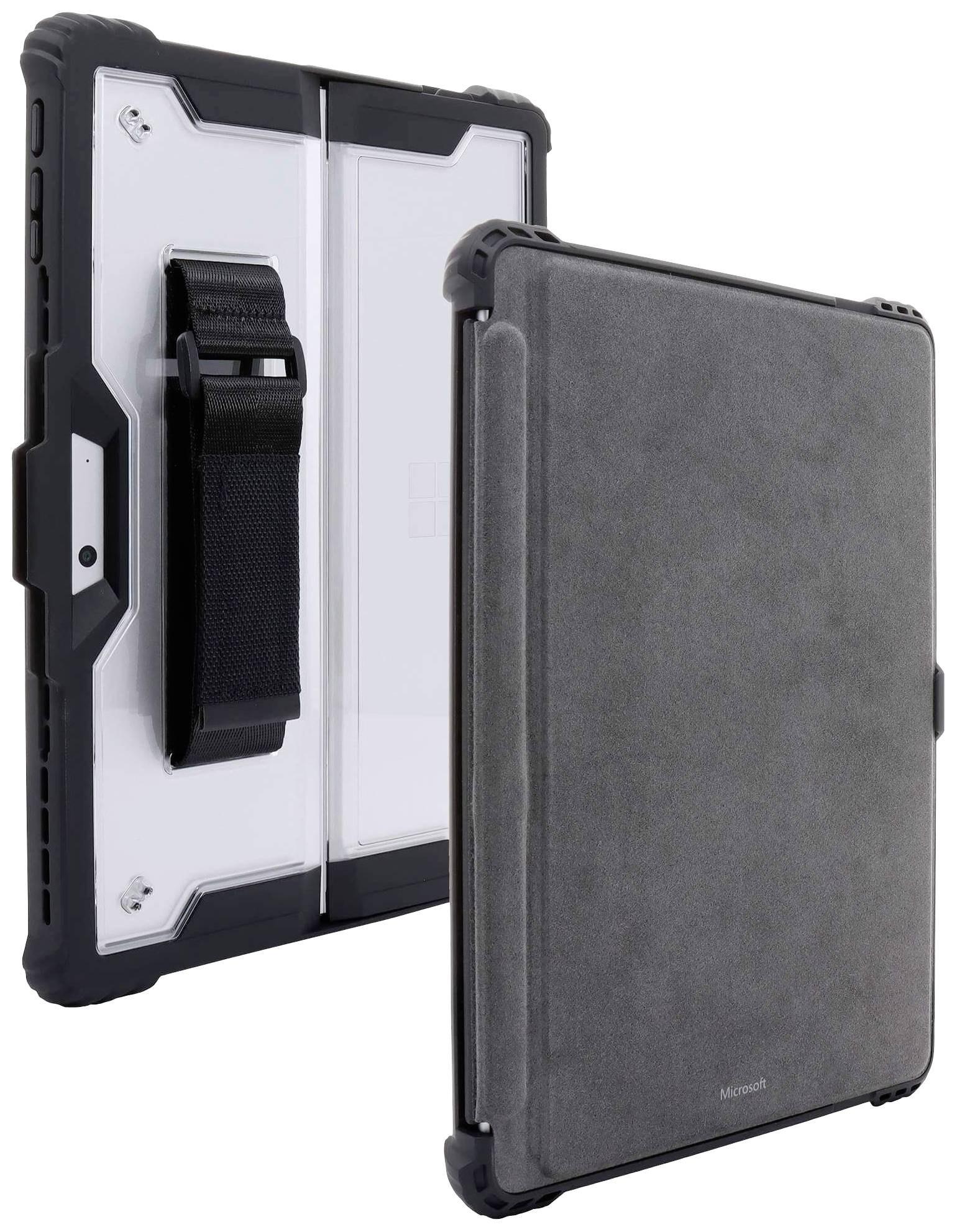 JT BERLIN Handstrap Case | Microsoft Surface Pro 9 | schwarz/transparent | bulk | 30003 (30003)