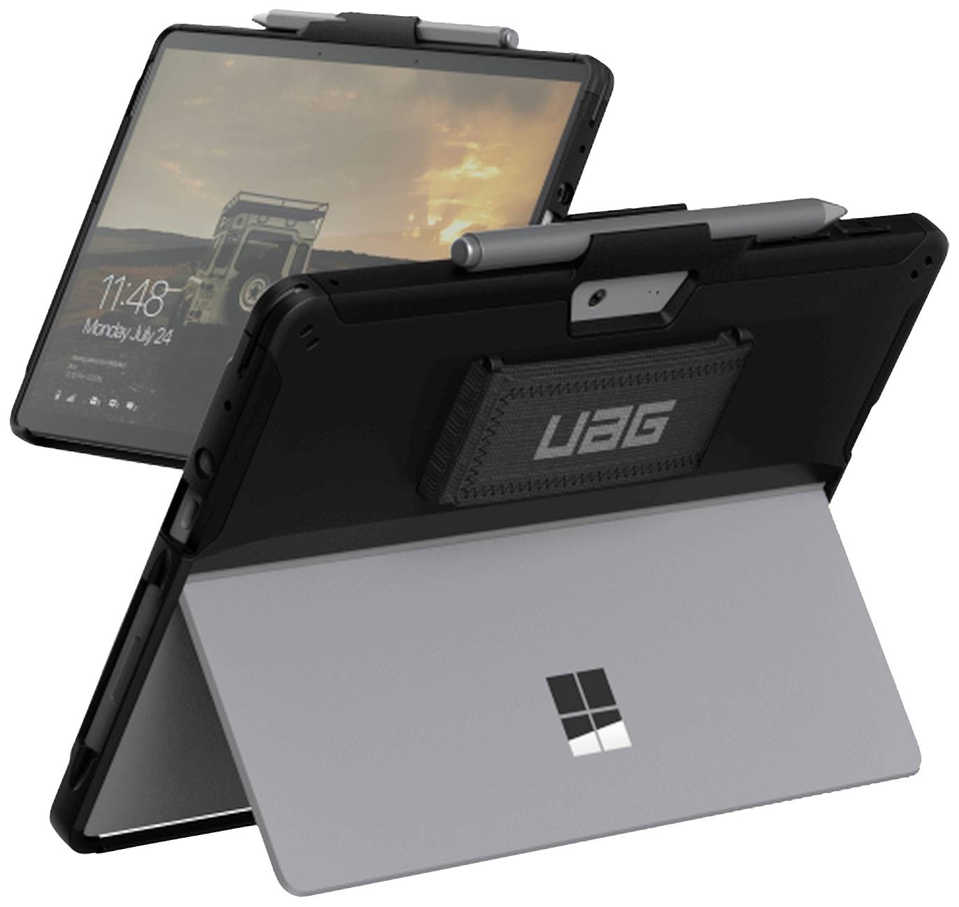 URBAN ARMOR GEAR Case Microsoft Surface Go 1/2 Scout w HS- Black