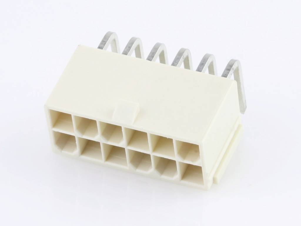 MOLEX Einbau-Buchsenleiste (Standard) Polzahl Gesamt 12 Rastermaß: 4.20 mm 874271202 1 St. Tray