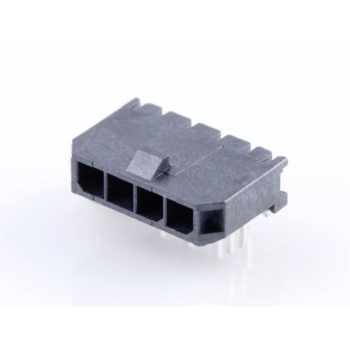 Molex Einbau-Stiftleiste (Standard) Polzahl Gesamt 4 Rastermaß: 3.00 mm 436500404 1 St. Tray