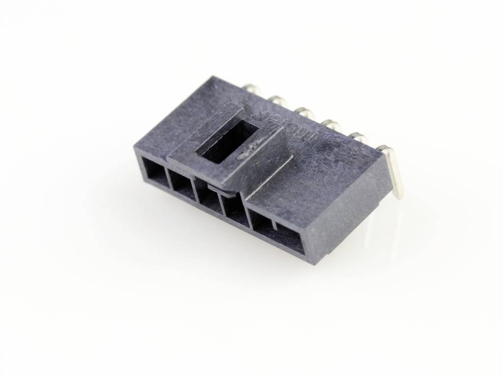 MOLEX Einbau-Buchsenleiste (Standard) Polzahl Gesamt 6 Rastermaß: 2.50 mm 1053131206 1 St. Tray