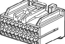 MOLEX Buchsengehäuse-Kabel Polzahl Gesamt 20 355642015 1 St. Bulk