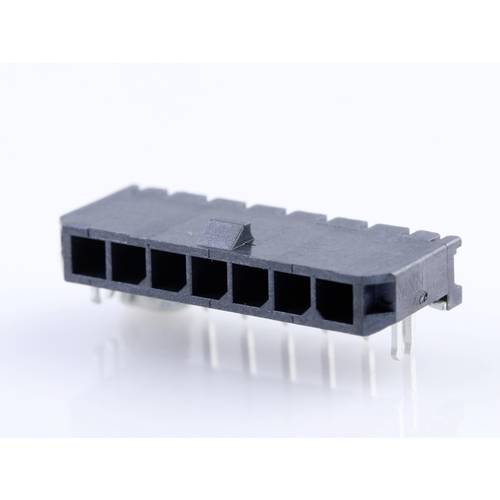 Thumbnail - Molex Einbau-Stiftleiste (Standard) Polzahl Gesamt 7 Rastermaß: 3.00 mm 436500703 1 St. Tray